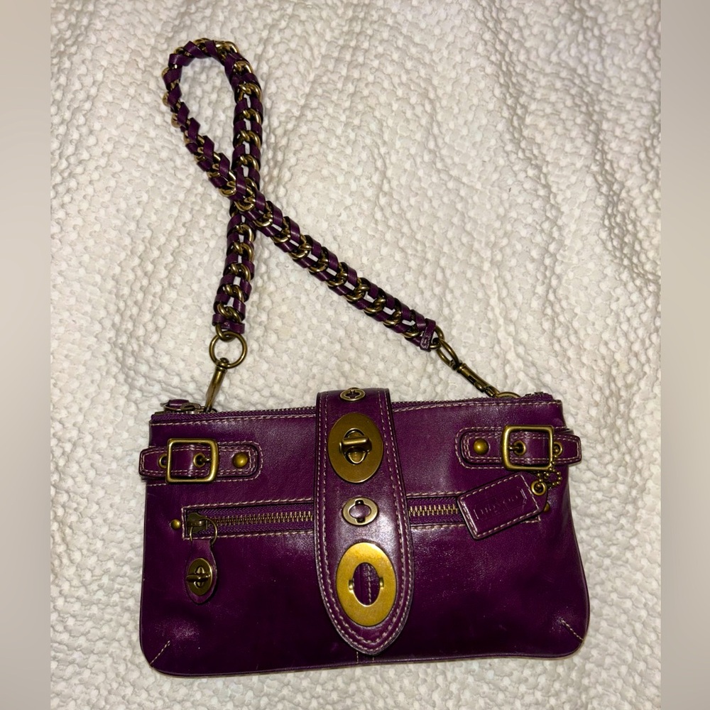 Coach limited edition legacy Bridgit Clutch Shoulder Bag